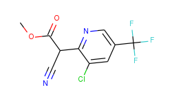 methyl 2-[3-chloro-5-(trifluoromethyl)-2-pyridinyl]-2-cyanoacetate