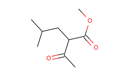Pentanoic acid, 2-acetyl-4-methyl-, methyl ester