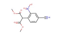 dimethyl 2-(4-cyano-2-nitrophenyl)malonate