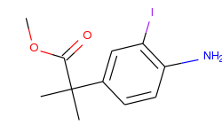 methyl 2-(4-amino-3-iodophenyl)-2-methylpropanoate