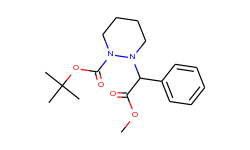 tert-butyl 2-(2-methoxy-2-oxo-1-phenylethyl)-tetrahydro-1(2h)-pyridazinecarboxylate