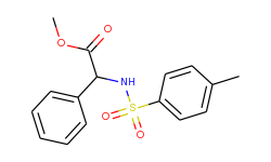 methyl 2-{[(4-methylphenyl)sulfonyl]amino}-2-phenylacetate