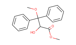 methyl 2-hydroxy-3-methoxy-3,3-diphenylpropanoate