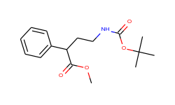 4-tert-Butoxycarbonylamino-2-phenyl-butyric acid methyl ester