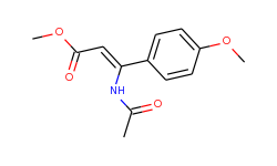 2-propenoic acid, 3-(acetylamino)-3-(4-methoxyphenyl)-, methyl ester