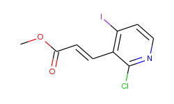 methyl 3-(2-chloro-4-iodopyridin-3-yl)acrylate