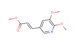 methyl 3-(5,6-dimethoxypyridin-3-yl)acrylate