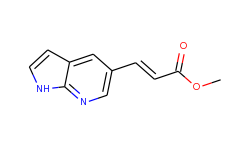 3-(1h-pyrrolo[2,3-b]pyridin-5-yl)-acrylic acid methyl ester