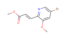 methyl 3-(5-bromo-3-methoxypyridin-2-yl)acrylate
