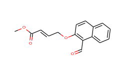 methyl 4-[(1-formyl-2-naphthyl)oxy]-2-butenoate