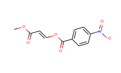 3-methoxy-3-oxo-1-propenyl 4-nitrobenzenecarboxylate