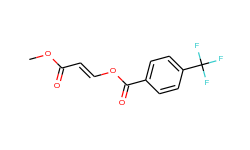 3-methoxy-3-oxo-1-propenyl 4-(trifluoromethyl)-benzenecarboxylate
