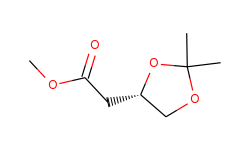 1,3-Dioxolane-4-acetic acid, 2,2-dimethyl-, methyl ester, (4S)-
