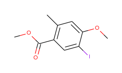 methyl 5-iodo-4-methoxy-2-methylbenzoate