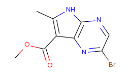 2-bromo-6-methyl-5h-pyrrolo[2,3-b]pyrazine-7-carboxylic acid methyl ester