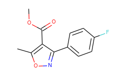 methyl 3-(4-fluorophenyl)-5-methylisoxazole-4-carboxylate