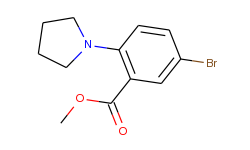 methyl 5-bromo-2-(pyrrolidin-1-yl)benzoate