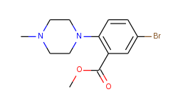 methyl 5-bromo-2-(4-methylpiperazin-1-yl)benzoate