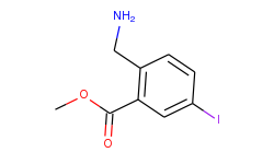 methyl 2-(aminomethyl)-5-iodobenzoate