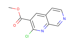 methyl2-chloro-1,7-naphthyridine-3-carboxylate
