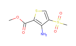 3-amino-4-methanesulfonyl-thiophene-2-carboxylic acid methyl ester