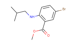 methyl 5-bromo-2-(isobutylamino)benzoate
