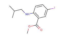 methyl 5-iodo-2-(isobutylamino)benzoate