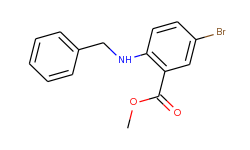 methyl 2-(benzylamino)-5-bromobenzoate