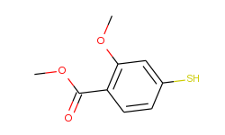 4-mercapto-2-methoxy-benzoic acid methyl ester