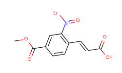 (e)-3-(4-(methoxycarbonyl)-2-nitrophenyl)acrylic acid