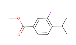 methyl 3-iodo-4-isopropylbenzoate