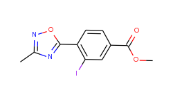 methyl 3-iodo-4-(3-methyl-1,2,4-oxadiazol-5-yl)benzoate