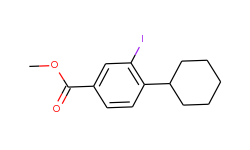 methyl 4-cyclohexyl-3-iodobenzoate
