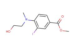 methyl 4-((2-hydroxyethyl)(methyl)amino)-3-iodobenzoate