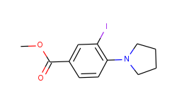 methyl 3-iodo-4-(pyrrolidin-1-yl)benzoate