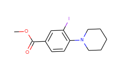 methyl 3-iodo-4-(piperidin-1-yl)benzoate