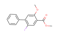 methyl 2-iodo-5-methoxybiphenyl-4-carboxylate