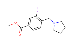 methyl 3-iodo-4-(pyrrolidin-1-ylmethyl)benzoate