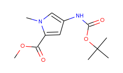 1h-pyrrole-2-carboxylic acid, 4-[[(1,1-dimethylethoxy)carbonyl]amino]-1-methyl-, methyl ester