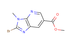 methyl 2-bromo-3-methyl-3h-imidazo[4,5-b]pyridine-6-carboxylate