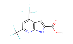 methyl 4,6-bis(trifluoromethyl)-1h-pyrrolo[2,3-b]pyridine-2-carboxylate
