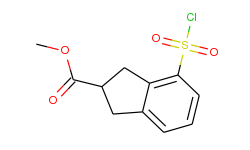 methyl4-(chlorosulfonyl)-2,3-dihydro-1h-indene-2-carboxylate
