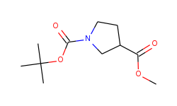 1,3-Pyrrolidinedicarboxylic acid, 1-(1,1-dimethylethyl) 3-methyl ester