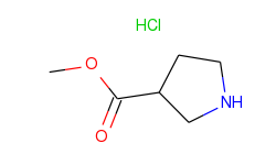 3-Pyrrolidinecarboxylic acid, methyl ester, hydrochloride