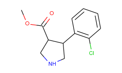 trans-methyl 4-(2-chlorophenyl)pyrrolidine-3-carboxylate