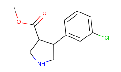 trans-methyl 4-(3-chlorophenyl)pyrrolidine-3-carboxylate