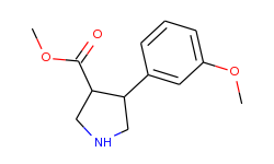 trans-methyl 4-(3-methoxyphenyl)pyrrolidine-3-carboxylate