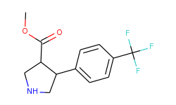 trans-methyl 4-(4-(trifluoromethyl)phenyl)pyrrolidine-3-carboxylate