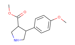 trans-methyl 4-(4-methoxyphenyl)pyrrolidine-3-carboxylate