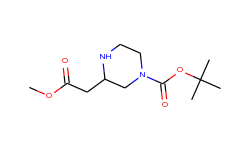 2-Piperazineacetic acid, 4-[(1,1-dimethylethoxy)carbonyl]-, methyl ester